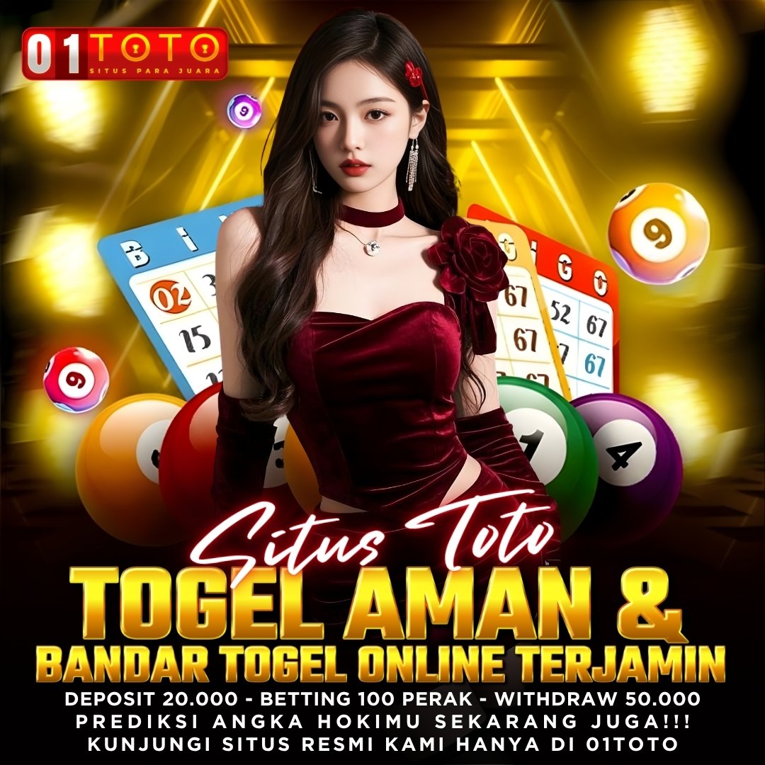 01TOTO: Situs Resmi Judi Slot Gacor, Togel 4D & Live Casino Terpercaya Indonesia image 1